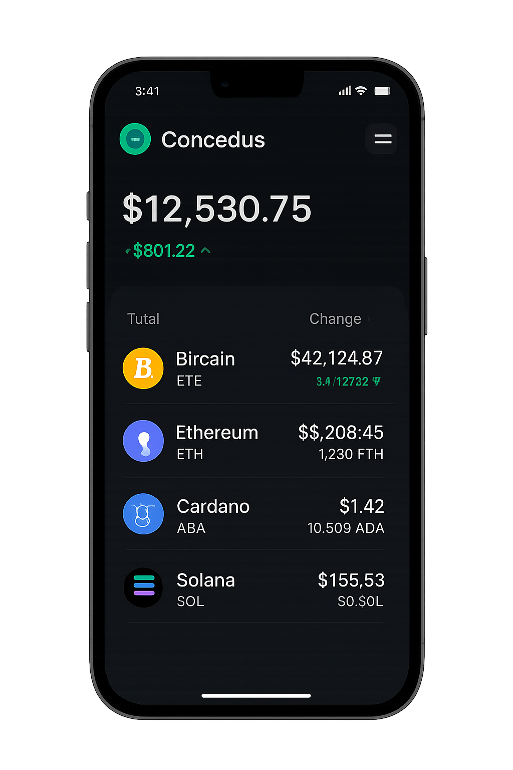 E-Sec GmbH wallet browser page